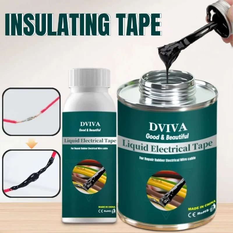 Liquid Electrical Tape Insulation Paste Sealant – Waterproof, High-Temperature Resistant Fix Line Glue for Wires Cable