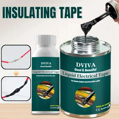 Liquid Electrical Tape Insulation Paste Sealant – Waterproof, High-Temperature Resistant Fix Line Glue for Wires Cable