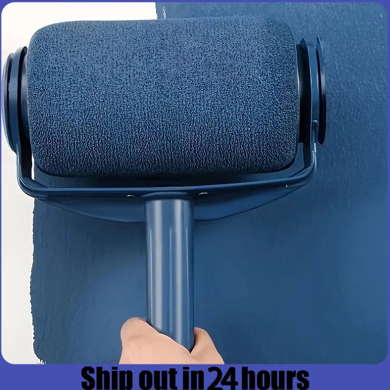 Wall Paint Roller with SelfPriming Drum Brush Latex Painting Tool for Smooth Coats