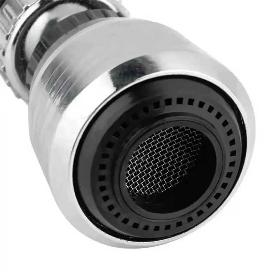 Kitchen Stainless Steel Faucet Sprinkler WaterSaving Rotating Extender Bubbler Tap Spray Head Nozzl 3