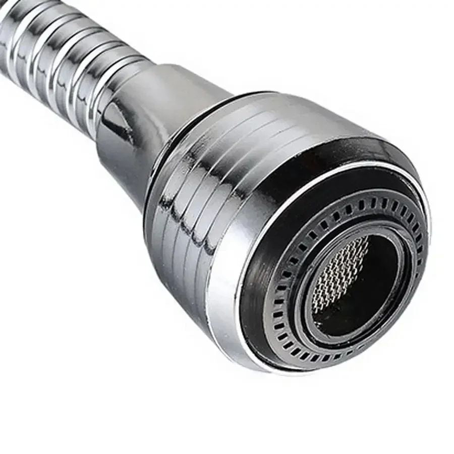 Kitchen Stainless Steel Faucet Sprinkler WaterSaving Rotating Extender Bubbler Tap Spray Head Nozzl 4