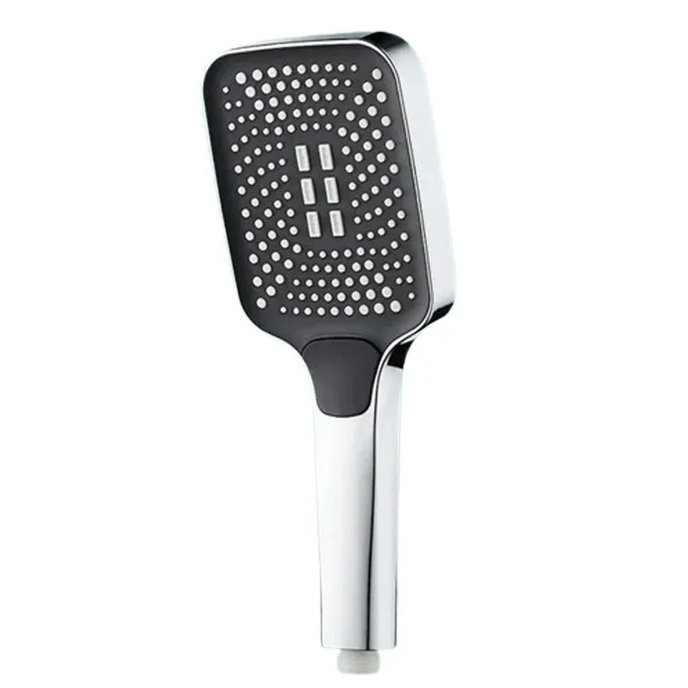 High Pressure Shower Head 3 Spray Modes Handheld Rainfall Showerhead Easy Install ABS Silicone Bath 1