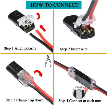 Waterproof Automotive Electrical Connector Plug Wire Cable Strip Terminal For Car Truck Boat Motorc 4