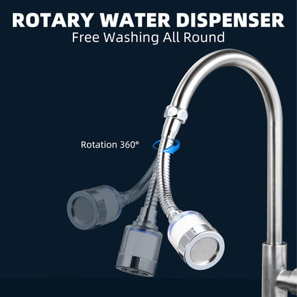 Swivel Faucet Water Filter Removes Chlorine  Heavy Metals Rotating Filtered Shower Head For Hard Wa 1