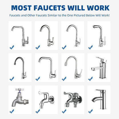 Swivel Faucet Water Filter Removes Chlorine  Heavy Metals Rotating Filtered Shower Head For Hard Wa 4