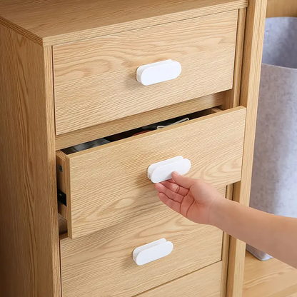 Self-Adhesive Cabinet Drawer Handles, Stick-On Door Knobs for Sliding Doors, Windows, and Wardrobes