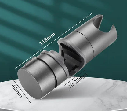Universal Shower Head Holder Adjustable ABS Chrome Shower Rail Mount Bracket For Bathroom Accessori 7