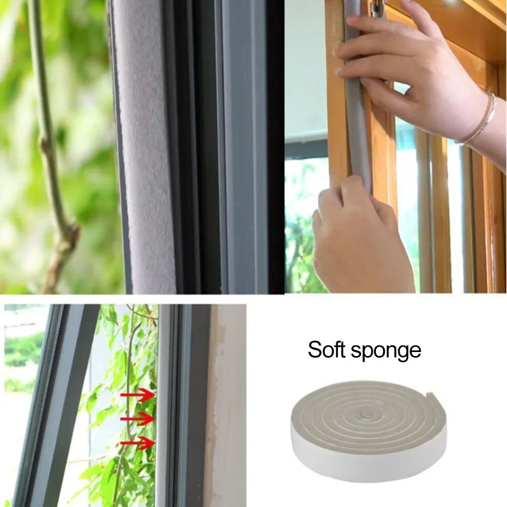 Foam Sealing Strip For Doors  Windows Sound Insulation Windshield Dustproof Sponge Tape For Househo 5