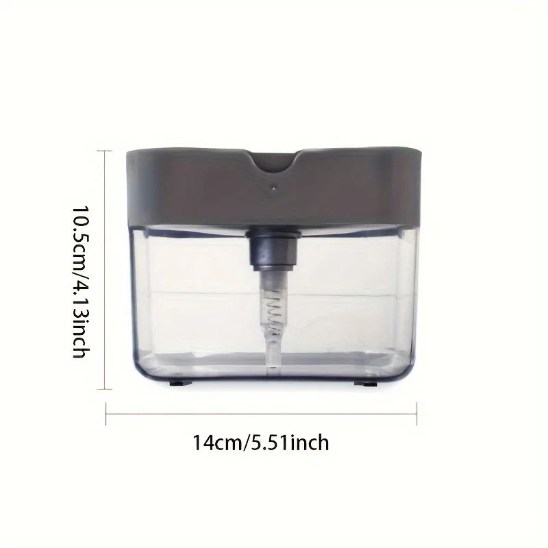 Dish Soap Dispenser For Kitchen With Sponge Holder Liquid Soap Dispenser Kitchen Caddy For Sink Man 5