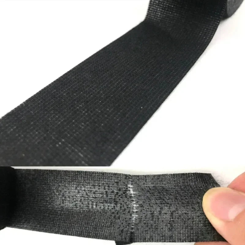 Adhesive Cloth Fabric Tape Professional Auto Wiring Harness Wrap For CarsNoise Reducing PET Fleece  4
