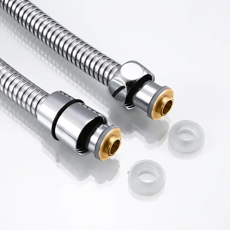 Stainless Steel Shower Hose Extension Tube Flexible Bathroom Water Pipe Draw Tube For Handheld Show 1