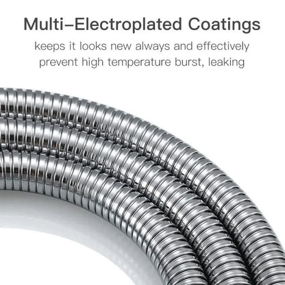 Stainless Steel Shower Hose Extension Tube Flexible Bathroom Water Pipe Draw Tube For Handheld Show 2
