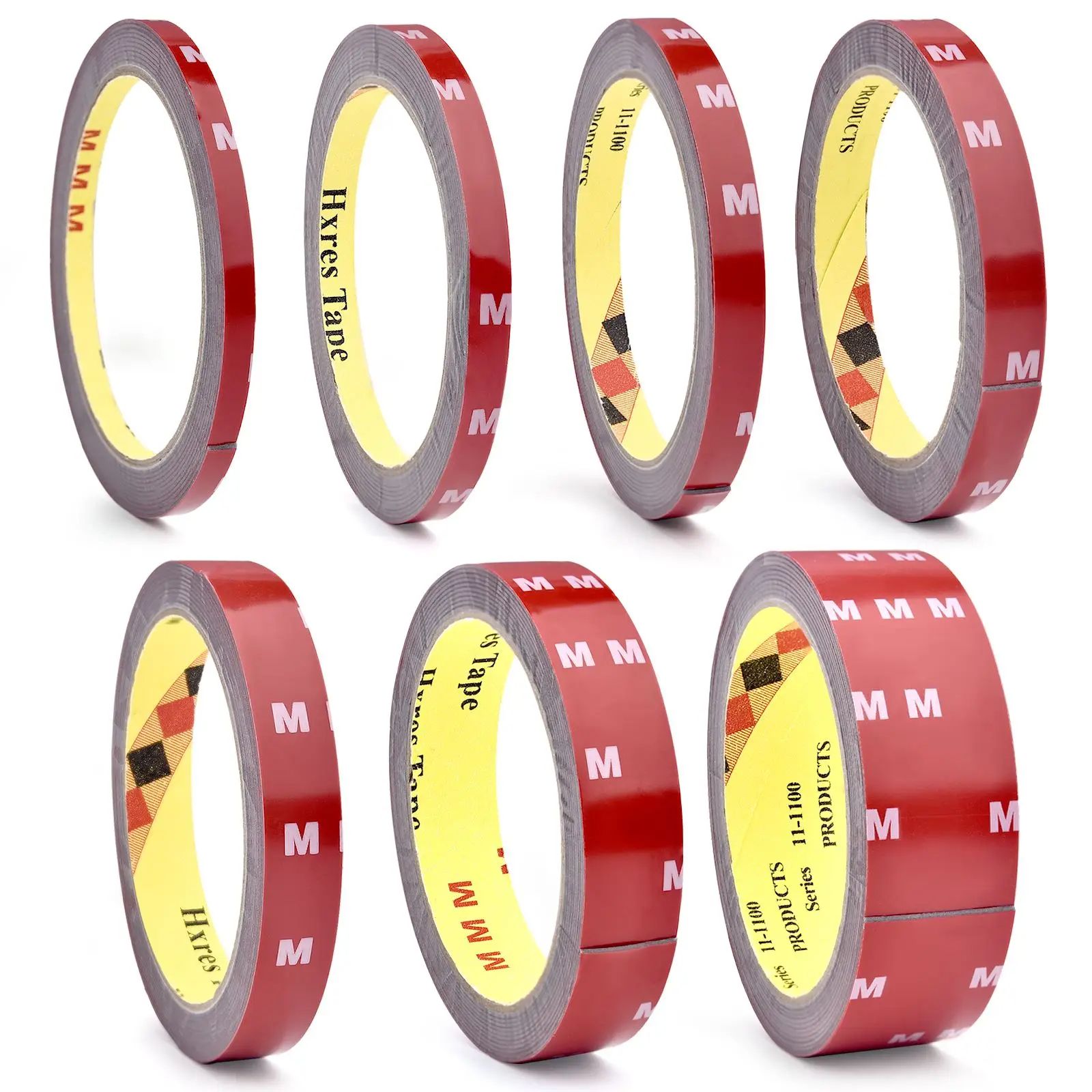Strong Double Sided Adhesive Tape High Viscosity Automotive Mounting Tape, High Temp Resistant Acrylic Foam Sticky Strip