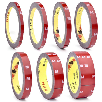 Strong Double Sided Adhesive Tape High Viscosity Automotive Mounting Tape, High Temp Resistant Acrylic Foam Sticky Strip