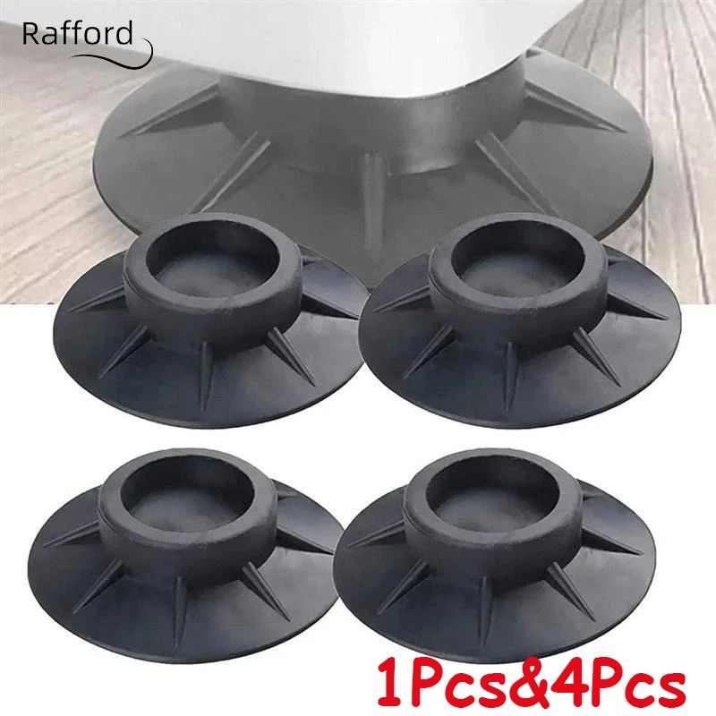 Anti Vibration Rubber Feet Pads Skid Stop Dampers Mat for Washing Machine Dryer Non-Slip Shock Absorber Legs Silent