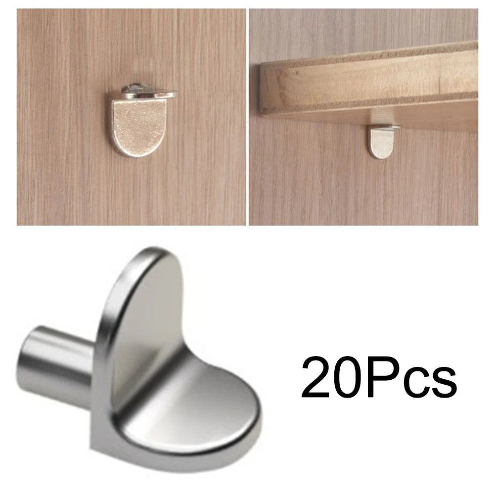 Shaped Shelf Support Studs, Fix Wooden Glass Boards in Cabinets, Ideal Furniture Bracket Holders