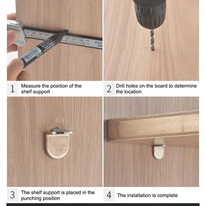 Shaped Shelf Support Studs Fix Wooden Glass Boards In Cabinets Ideal Furniture Bracket Holders 1
