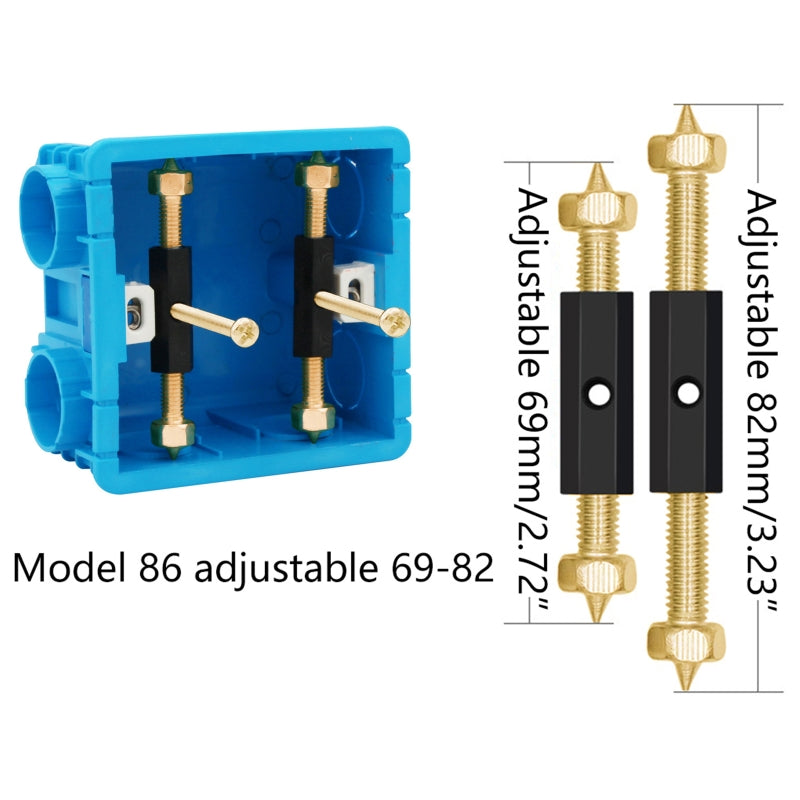 Cassette Screw Support Rod Electrical Box Repairer Wall Mount Box Repair Electrical Accessories 3