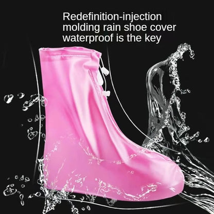 Premium Waterproof Rain Shoe Cover Thick PVC NonSlip Protectors For Adults  Kids 3
