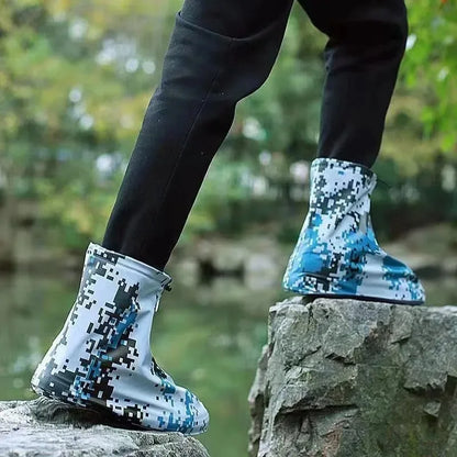 Premium Waterproof Rain Shoe Cover Thick PVC NonSlip Protectors For Adults  Kids 1