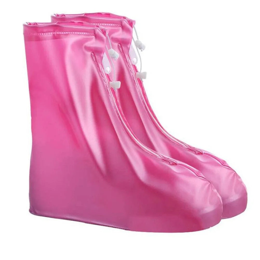 Premium Waterproof Rain Shoe Cover Thick PVC NonSlip Protectors For Adults  Kids 6