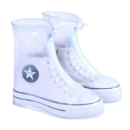 Premium Waterproof Rain Shoe Cover Thick PVC NonSlip Protectors For Adults  Kids 8