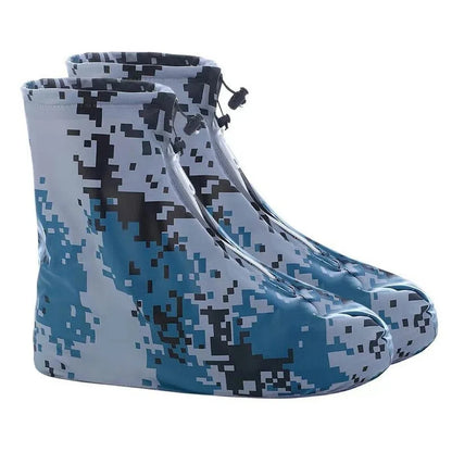 Premium Waterproof Rain Shoe Cover Thick PVC NonSlip Protectors For Adults  Kids 12
