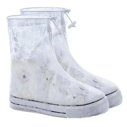 Premium Waterproof Rain Shoe Cover Thick PVC NonSlip Protectors For Adults  Kids 13