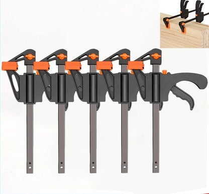 Heavy-Duty Woodworking Clamp Set, Quick Ratchet Release Bar Clips for DIY Carpentry & Furniture Projects