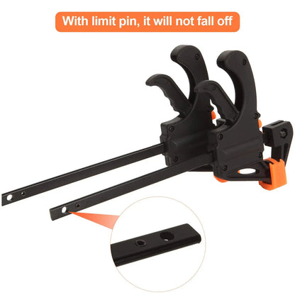 HeavyDuty Woodworking Clamp Set Quick Ratchet Release Bar Clips For DIY Carpentry  Furniture Projec 1