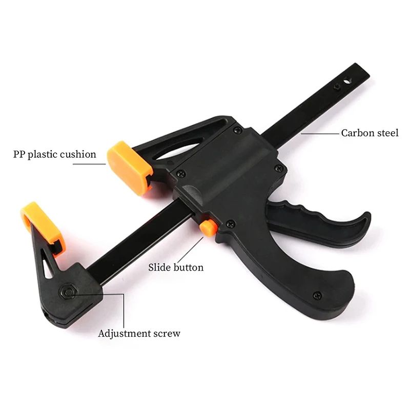 HeavyDuty Woodworking Clamp Set Quick Ratchet Release Bar Clips For DIY Carpentry  Furniture Projec 4