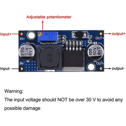 DC Buck Boost Voltage Converter Module 4A Adjustable Power Supply Step UpDown Regulator 4