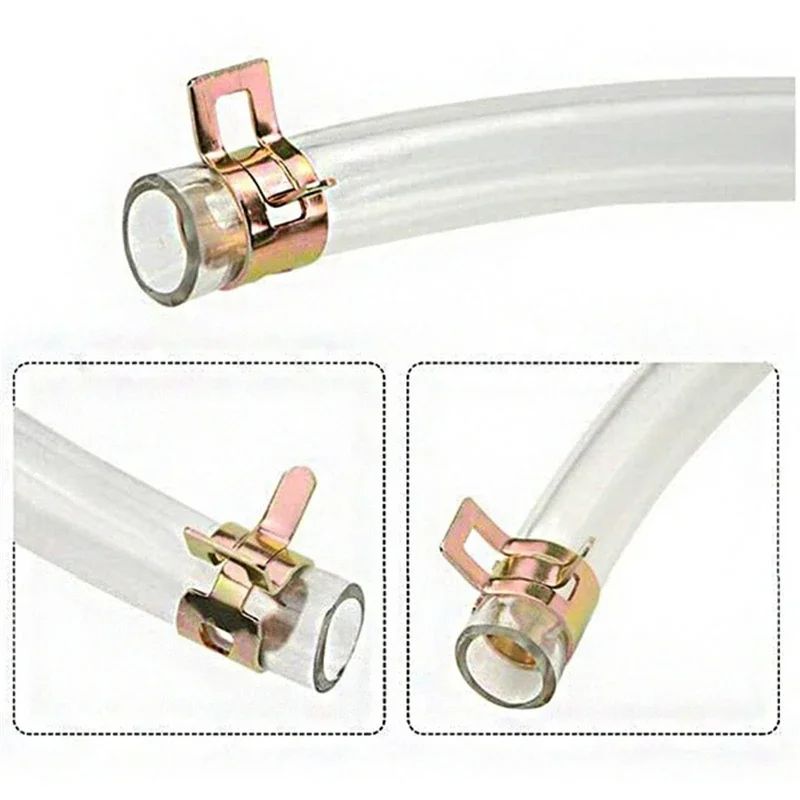 Fuel Hose Spring Clips Assortment Vacuum Silicone Tube Clamp Kit For Car Auto Oil Water Pipe Line 0