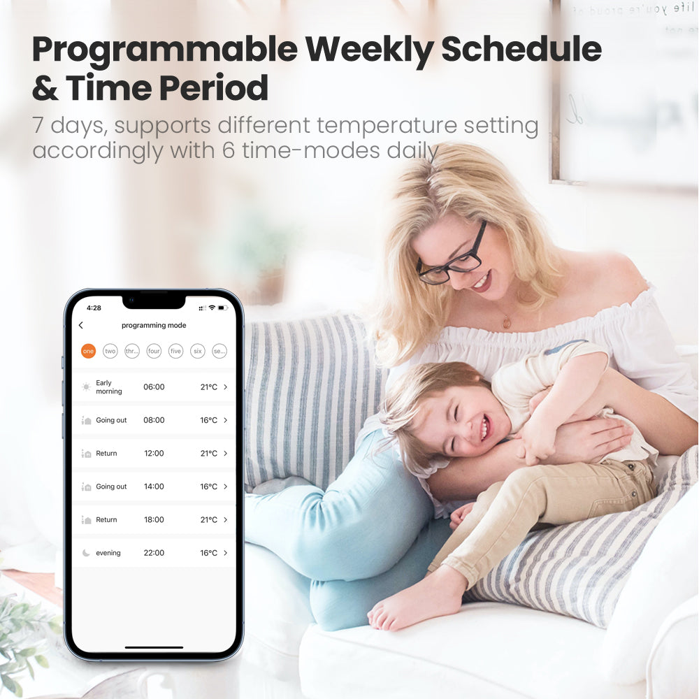 Smart Thermostatic Radiator ValveZigbee 30 TRV Controller W App  Voice Control Works With AlexaGoog 1