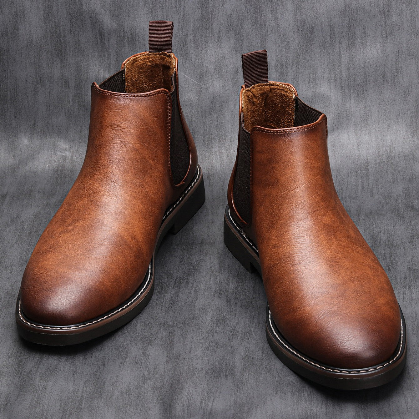 Classic Leather Chelsea Boots for Men Comfortable & Stylish Ankle Boots for Smart Casual & Winter Wear