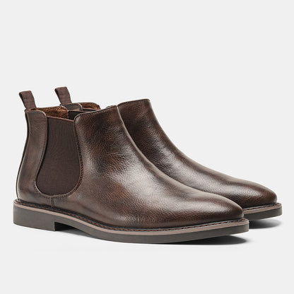 Classic Leather Chelsea Boots for Men Comfortable & Stylish Ankle Boots for Smart Casual & Winter Wear
