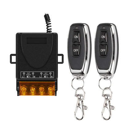 RF Wireless Remote Control Switch, Relay for AC, Ideal for Lights, Lamps, Water Pumps, and Door Access Systems