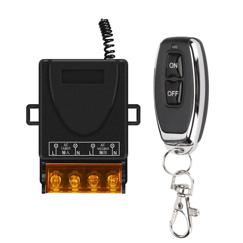 RF Wireless Remote Control Switch Relay For AC Ideal For Lights Lamps Water Pumps And Door Access S 6