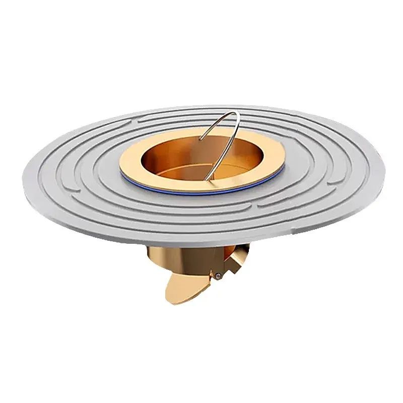 Bathroom Drain Sink Strainer, Brass Floor Drain Core, Fast Drainage, Odor & Insect Proof, Shower Backflow Preventer