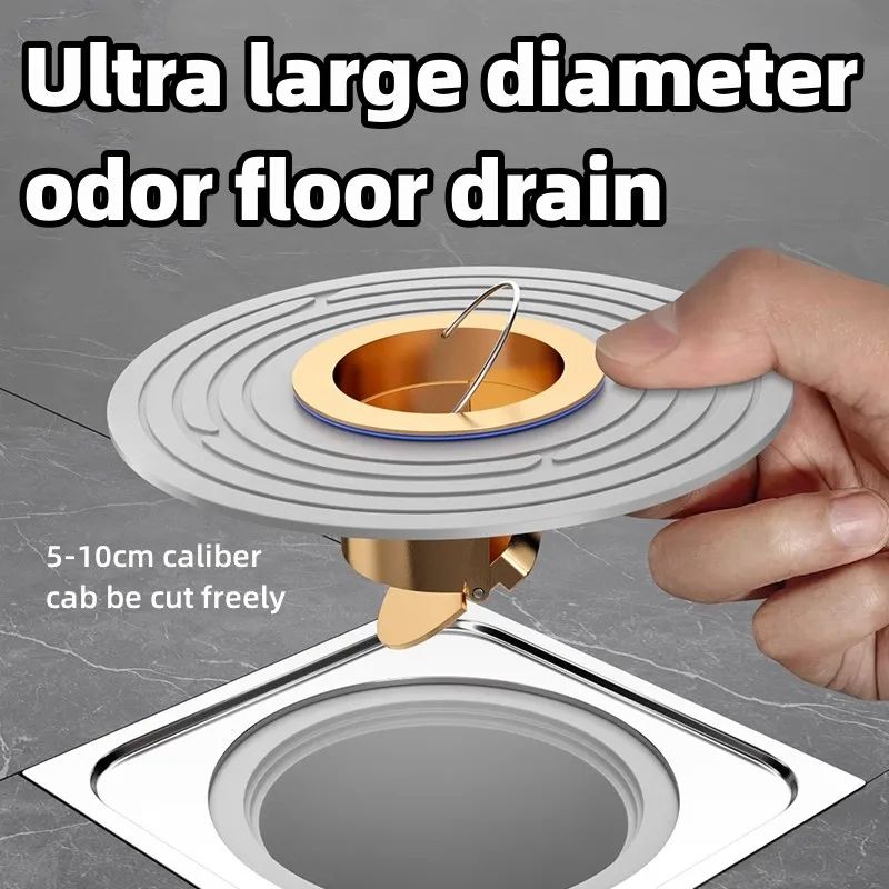 Bathroom Drain Sink Strainer Brass Floor Drain Core Fast Drainage Odor  Insect Proof Shower Backflo 1