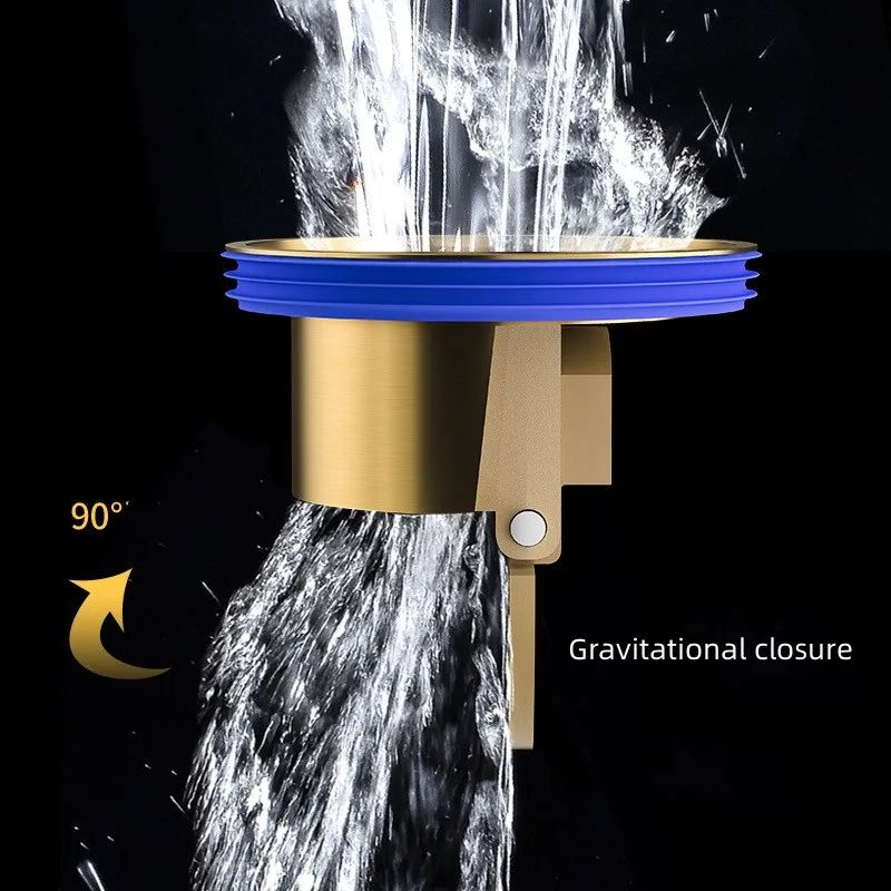 Bathroom Drain Sink Strainer Brass Floor Drain Core Fast Drainage Odor  Insect Proof Shower Backflo 4