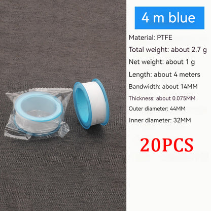 Professional PTFE Seal Tape Waterproof Leak Repair Tape For Plumbing  Gas Fittings High Temp Resist 7