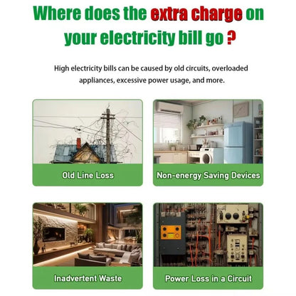 Electricity Saving Box Intelligent Power Factor Saving Device For Smart Power Saver  Cost Reduction 3