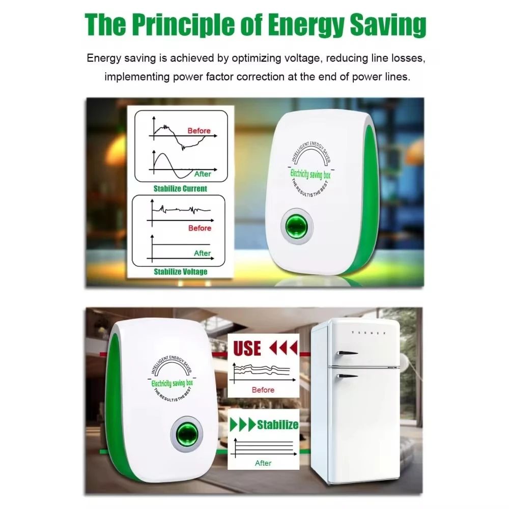 Electricity Saving Box Intelligent Power Factor Saving Device For Smart Power Saver  Cost Reduction 4