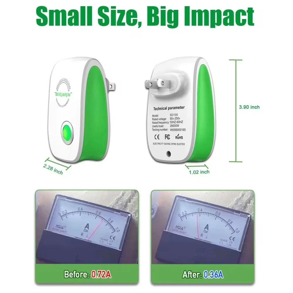 Electricity Saving Box Intelligent Power Factor Saving Device For Smart Power Saver  Cost Reduction 5