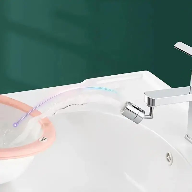 Universal Rotating Faucet Extender Adapter SplashProof Single Mode Bubbler Nozzle For Kitchen  Bath 3
