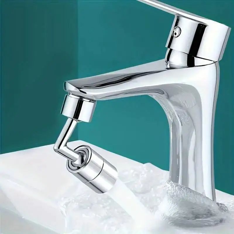 Universal Rotating Faucet Extender Adapter SplashProof Single Mode Bubbler Nozzle For Kitchen  Bath 4