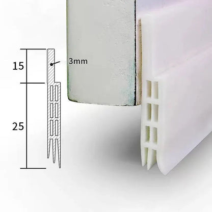 SelfAdhesive Door Bottom Sealing Strip Soundproof Windproof Porous Seal For Doors  Windows 3