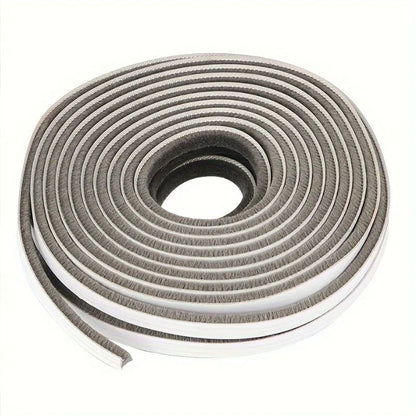 SelfAdhesive Weather Stripping Brush Windproof Dustproof Sound Insulation Seal For Doors  Windows 5