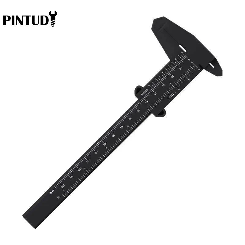Digital Vernier Caliper Plastic Measuring Tool Mini Text Play Caliper For Students DIY Woodworking  6